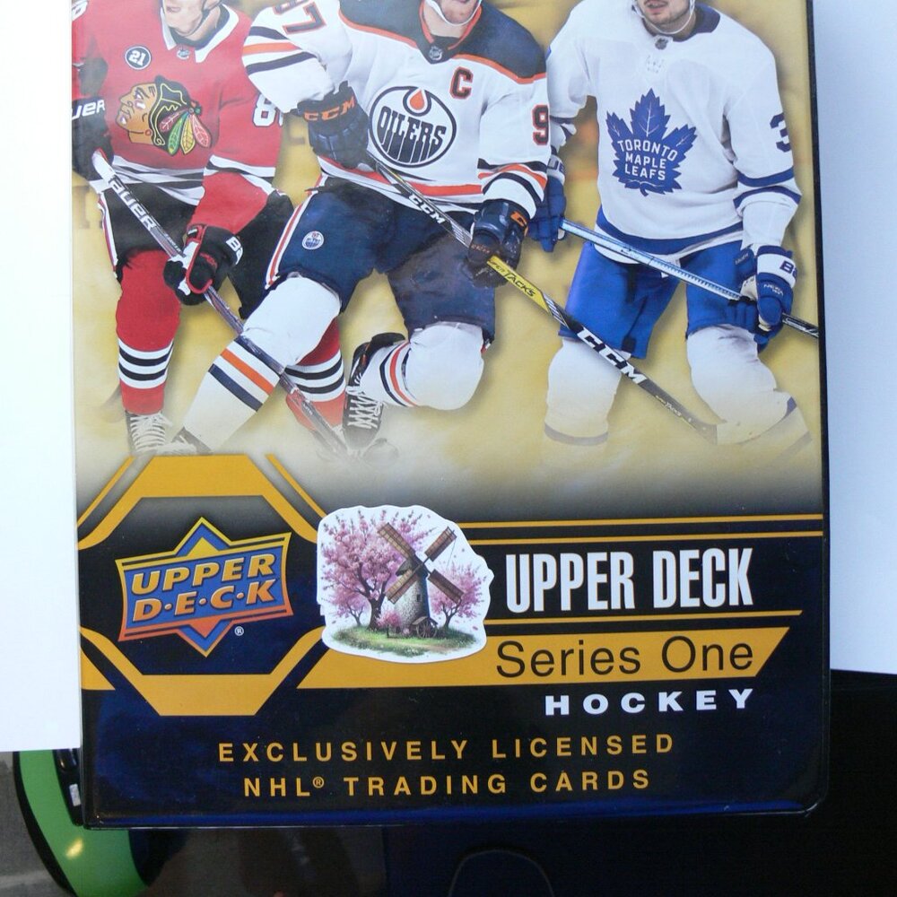 HOCKEY CARDS IN ALBUM 250 MINT CARDS IN 14 PAGES.